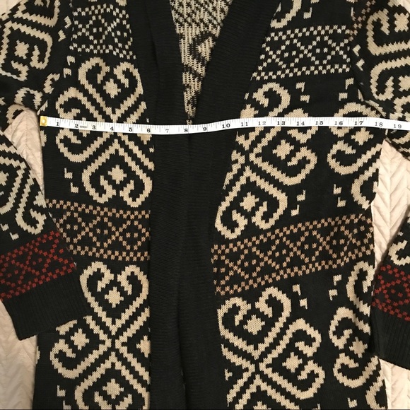 Long printed cardigan - Picture 4 of 5